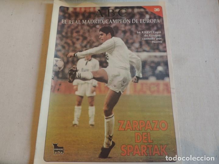 Coleccionismo deportivo: Extra ABC n&ordm;36 El Real Madrid, Campe&oacute;n de Europa. Zarpazo del Spartak