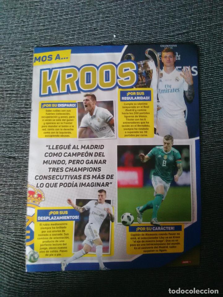 Coleccionismo deportivo: TONI KROOS REAL MADRID REPORTAJE 1 P&Aacute;G REVISTA JUG&Oacute;N + LIGA IBERDROLA FUTBOL FEMENINO