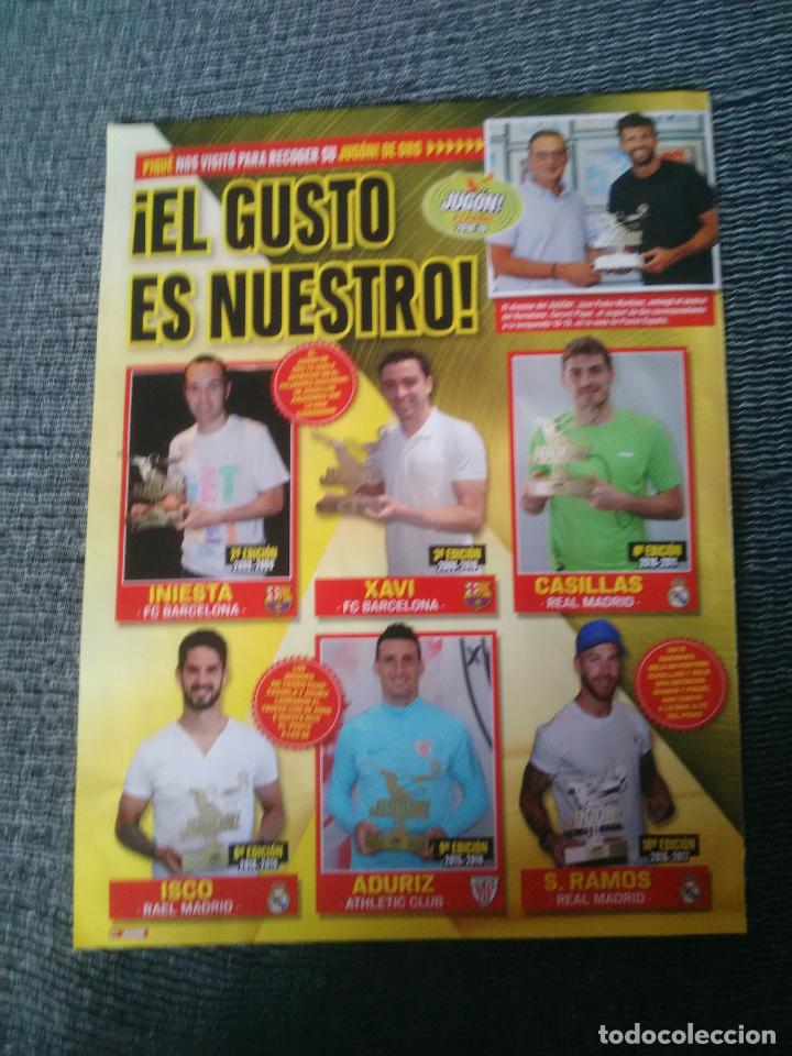 Coleccionismo deportivo: INIESTA PIQU&Eacute; XAVI BARCELONA RAMOS ISCO CASILLAS MADRID ADURIZ ATHLETIC REPORTAJE 1P&Aacute;G REVISTA JUG&Oacute;N