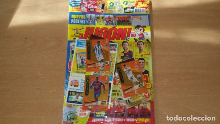 Coleccionismo deportivo: Revista JUGON 163 LIMITED CARDS MEGACRACKS ANSU FATI ISAK KROOS precintada