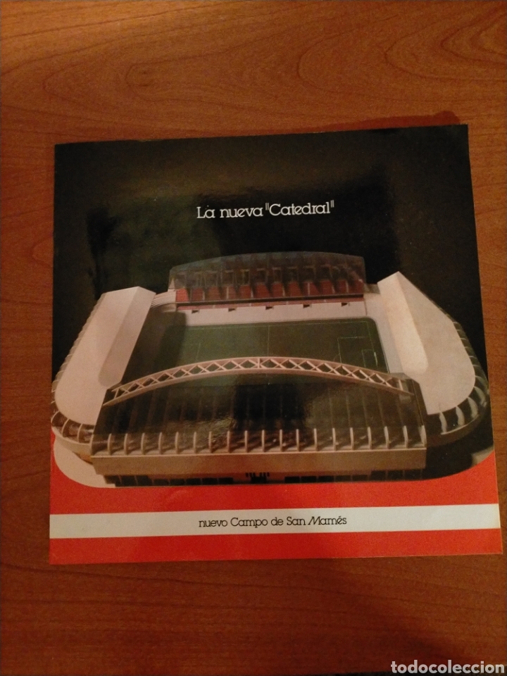 Sports collectibles: Folleto Athletic Club La nueva Catedral a&ntilde;os 80