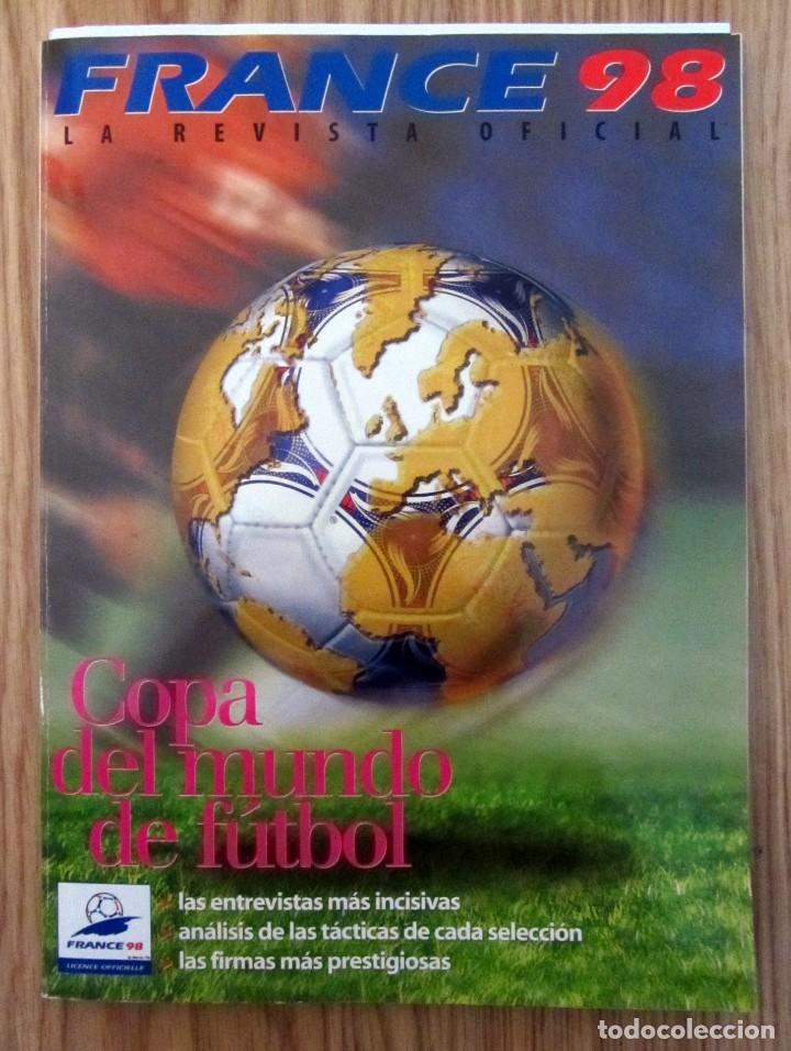 Collezionismo sportivo: REVISTA GUIA OFICIAL MUNDIAL FUTBOL FRANCIA 98 FIFA WORLD CUP FOOTBALL GUIDE FRANCE OFFICIAL
