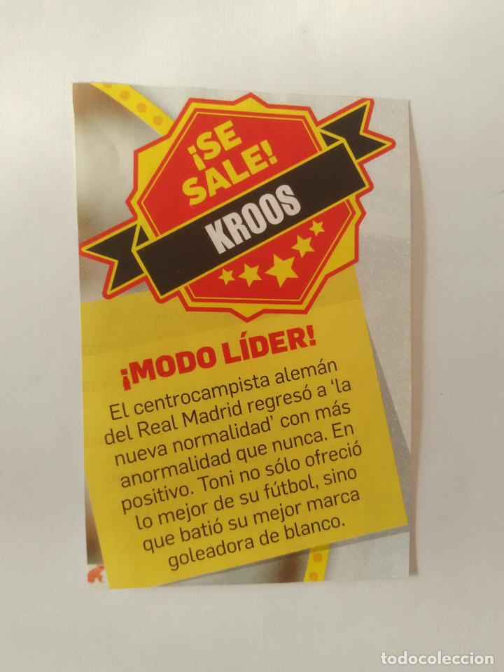 Coleccionismo deportivo: TONI KROOS REAL MADRID INFORMACI&Oacute;N RECORTE PRENSA REVISTA JUG&Oacute;N MIDE UNOS 6,5 X 9,5 CM