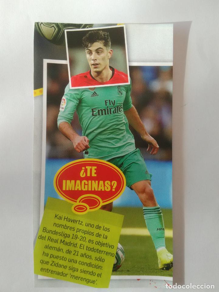 Coleccionismo deportivo: KAI HAVERTZ BAYER LEVERKUSEN REAL MADRID RECORTE PRENSA REVISTA JUG&Oacute;N MIDE UNOS 8 X 15 CM