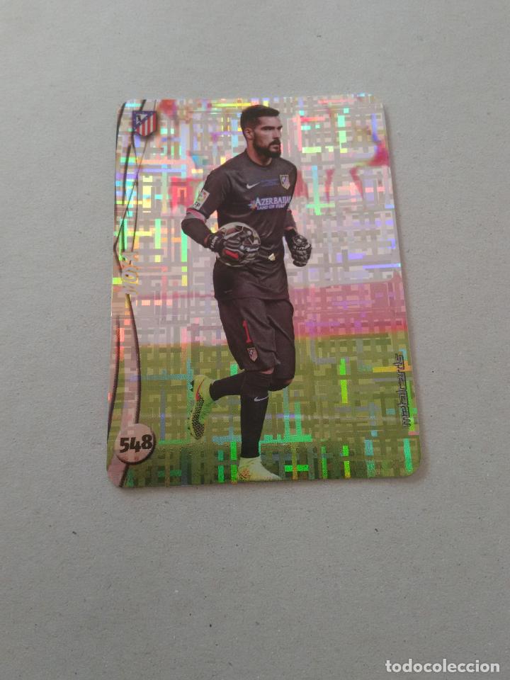 Coleccionismo deportivo: 548 MOY&Aacute; ATL&Eacute;TICO DE MADRID TOP TETRIS CROMO F&Uacute;TBOL FICHAS 2014-2015 MUNDICROMO LIGA 14-15