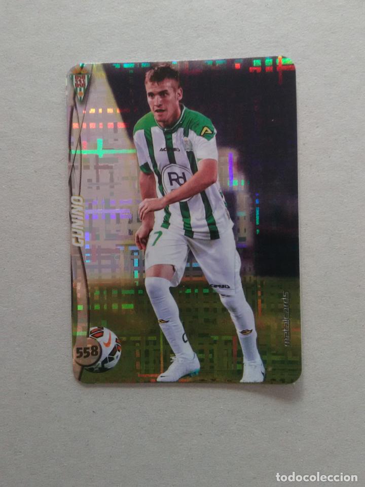Coleccionismo deportivo: 558 GUNINO C&Oacute;RDOBA TOP TETRIS CROMO F&Uacute;TBOL FICHAS LIGA QUIZ GAME 2014-2015 MUNDICROMO LIGA 14-15