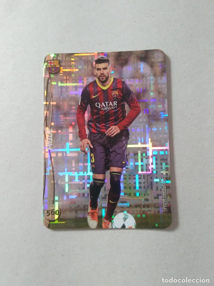 Coleccionismo deportivo: 560 PIQU&Eacute; BARCELONA BAR&Ccedil;A TOP TETRIS CROMO F&Uacute;TBOL FICHAS LIGA 2014-2015 MUNDICROMO LIGA 14-15