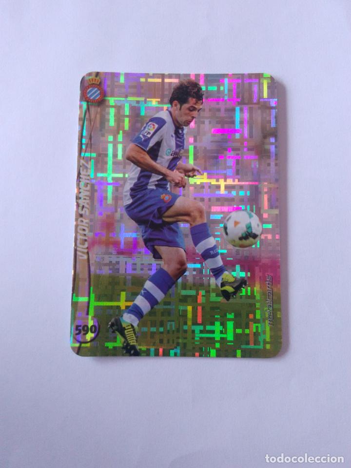 Coleccionismo deportivo: 590 VICTOR S&Aacute;NCHEZ ESPA&Ntilde;OL ESPANYOL TOP TETRIS CROMO F&Uacute;TBOL FICHAS 2014-2015 MUNDICROMO LIGA 14-15