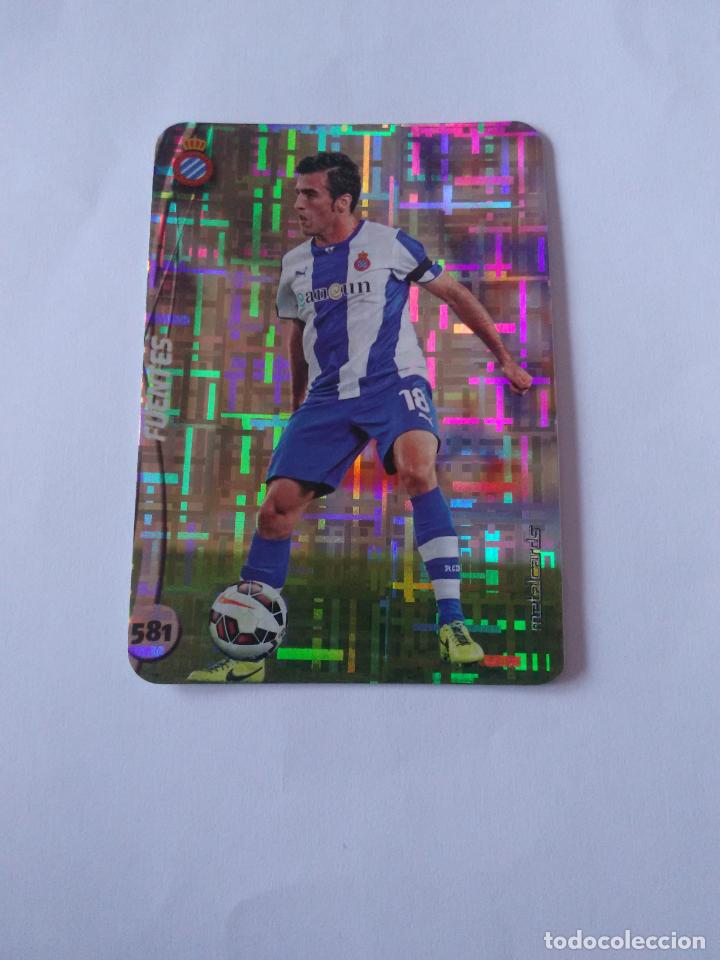 Coleccionismo deportivo: 581 FUENTES ESPA&Ntilde;OL ESPANYOL TOP TETRIS CROMO F&Uacute;TBOL FICHAS LIGA 2014-2015 MUNDICROMO LIGA 14-15