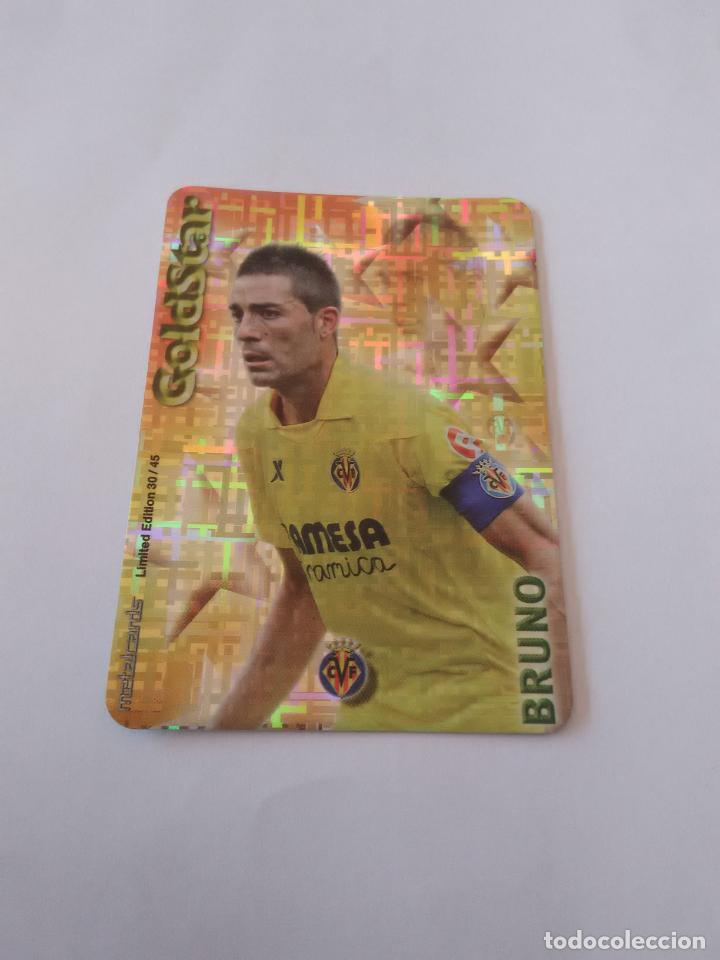 Coleccionismo deportivo: 30/45 BRUNO VILLARREAL GOLDSTAR TETRIS CROMO F&Uacute;TBOL FICHAS 2014-2015 MUNDICROMO LIGA 14-15