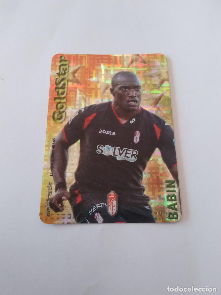 Coleccionismo deportivo: 40/45 BABIN GRANADA GOLDSTAR LIMITADA EDL TETRIS CROMO F&Uacute;TBOL FICHAS 2014-2015 MUNDICROMO LIGA 14-15