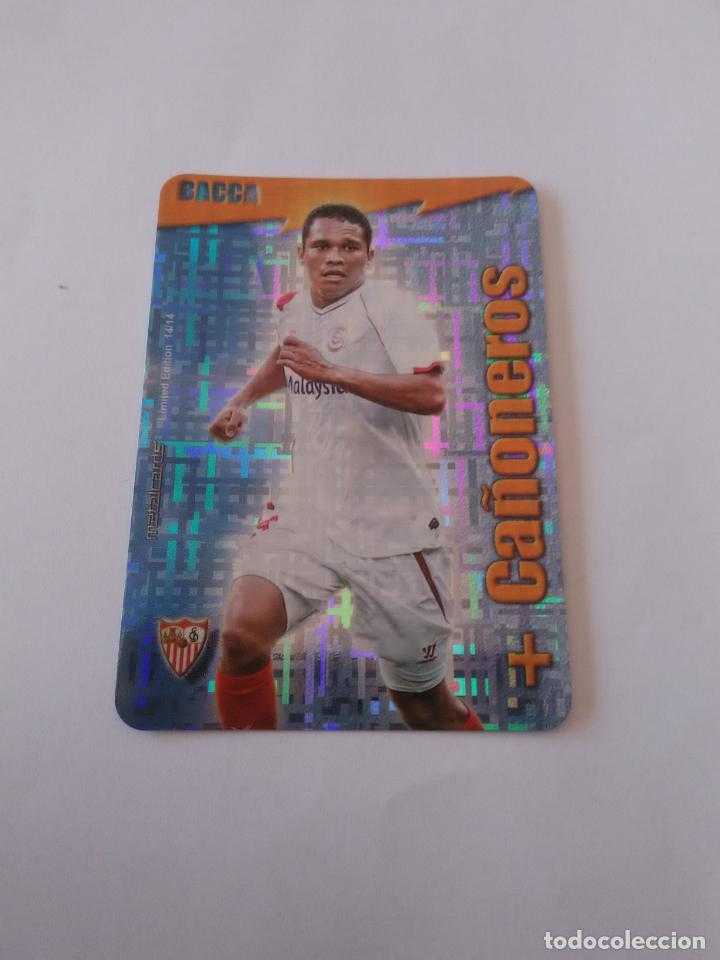 Coleccionismo deportivo: 14/14 BACCA SEVILLA + CA&Ntilde;ONEROS TETRIS CROMO F&Uacute;TBOL FICHAS 2014-2015 MUNDICROMO LIGA 14-15