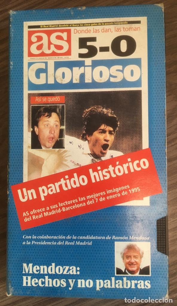 Coleccionismo deportivo: Real Madrid.VHS.5-0 al Bar&ccedil;a. Buen estado. Ver fotos