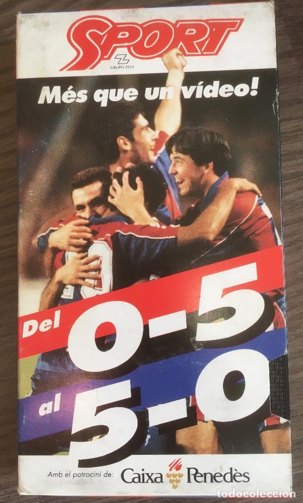 Sports collectibles: FC Barcelona. VHS. Bar&ccedil;a. Del 0-5 al 5-0. Buen estado.