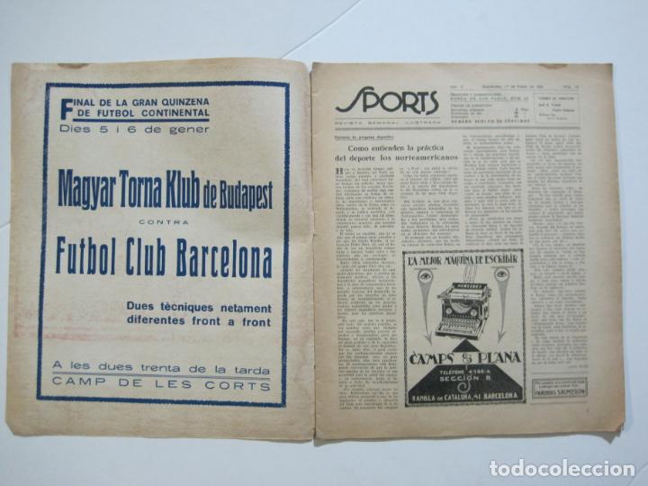 Coleccionismo deportivo: SPORTS-Nº 13-AÑO 1924-BOXEO-SPARTA VS FC BARCELONA VS MAGYAR TORNA KLUB--VER FOTOS-(V-22.468) - Foto 2 - 236032330
