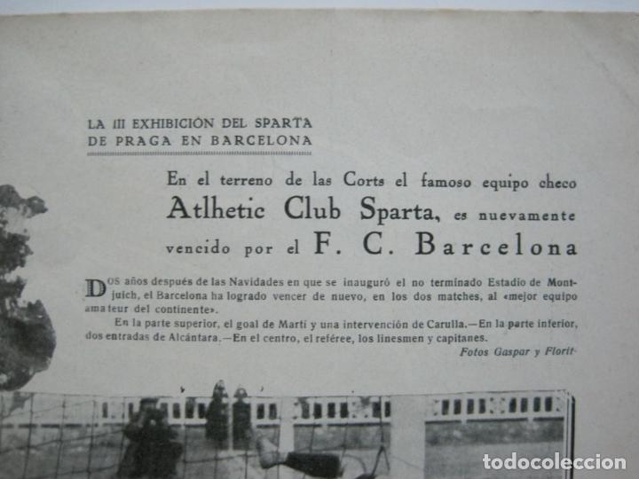 Coleccionismo deportivo: SPORTS-Nº 13-AÑO 1924-BOXEO-SPARTA VS FC BARCELONA VS MAGYAR TORNA KLUB--VER FOTOS-(V-22.468) - Foto 12 - 236032330