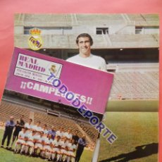Coleccionismo deportivo: REVISTA OFICIAL REAL MADRID 1970 Nº 242 POSTER PIRRI CAMPEON COPA GENERALISIMO 69/70 MUNDIAL MEJICO. Lote 236110705