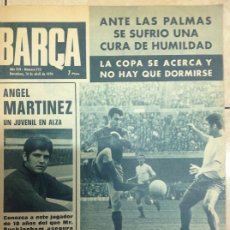 Coleccionismo deportivo: REVISTA BARÇA NÚMERO 752 DEL 14 ABRIL DE 1970. Lote 239975325