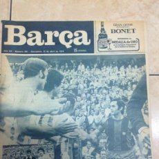 Coleccionismo deportivo: REVISTA BARÇA NÚMERO 961. MALAGA OVACIONO A LOS CAMPEONES. Lote 239991365
