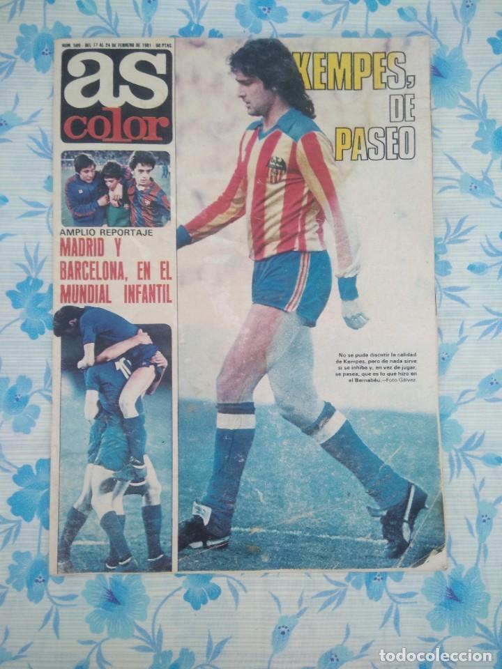 Coleccionismo deportivo: revista as color kempes de paseo del 17 al 24 de febrero de 1981