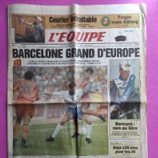 Coleccionismo deportivo: DIARIO L'EQUIPE 1992 FC BARCELONA CAMPEON COPA DE EUROPA WEMBLEY BARÇA 92 KOEMAN. Lote 240670825