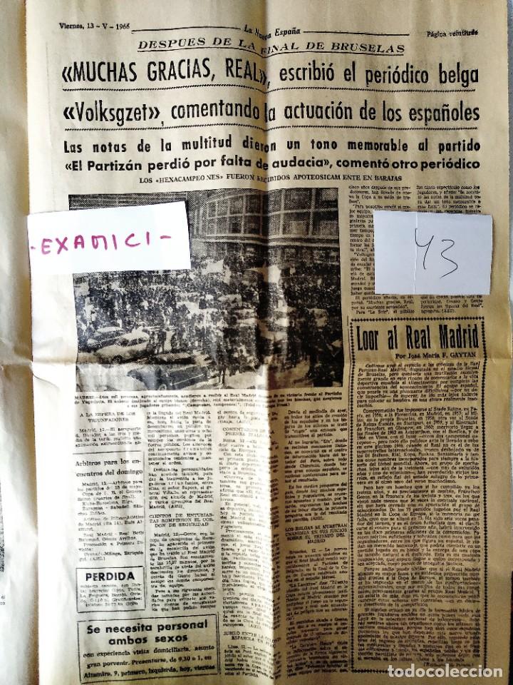 Sports collectibles: 1966 - REAL MADRID - RECIBIMIENTO EN BARAJAS TRAS SEXTA COPA EUROPA - TRIUNFO GABICA EN VUELTA