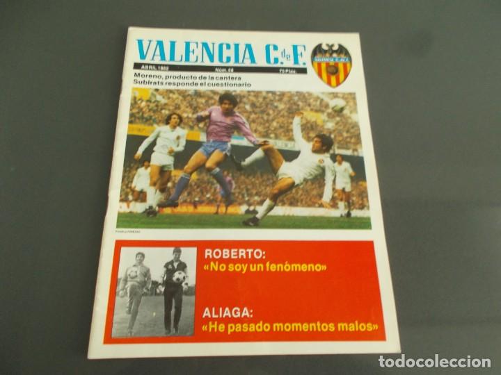 Collectionnisme sportif: REVISTA VALENCIA C.F ABRIL 1982 POSTER ROBERTO