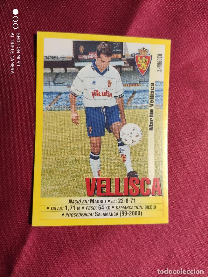 Collectionnisme sportif: LIGA 1999 - 2000. PANINI. CROMO N&ordm; 166. VELLISCA. REAL ZARAGOZA. NUEVO. NUNCA PEGADO