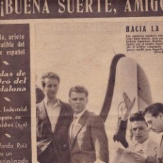 Coleccionismo deportivo: DIARIO OLIMPIA Nº 42 BARCELONA 1953 ESPAÑA CONTRA ARGENTINA BODAS DE ORO DEL BADALONA Y ESPAÑOL