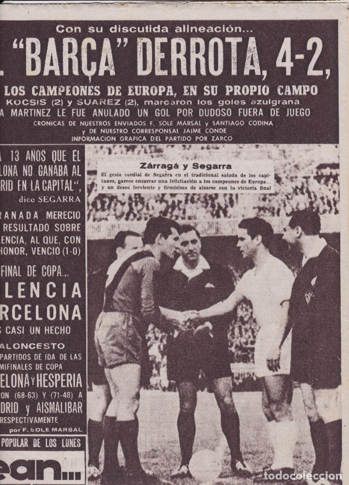 Coleccionismo deportivo: El Barcelona derrota 4-2 al campe&oacute;n de Europa en Madrid Granada 1 Valencia 0
