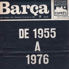 Coleccionismo deportivo: BARÇA Nº 1078 BARCELONA 1976 FINALES PEÑAS BARCELONISTAS TODOS DE ACUERDO CON LA FEDERACIÓN CATALANA