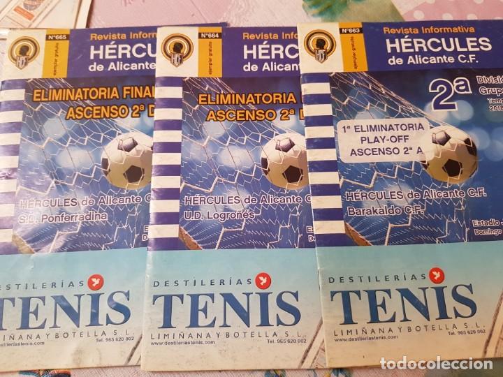 Coleccionismo deportivo: LOTE HERCULES REVISTA INFORMATIVA TODO EL PLAY OFF TEMPORADA 2018 2019