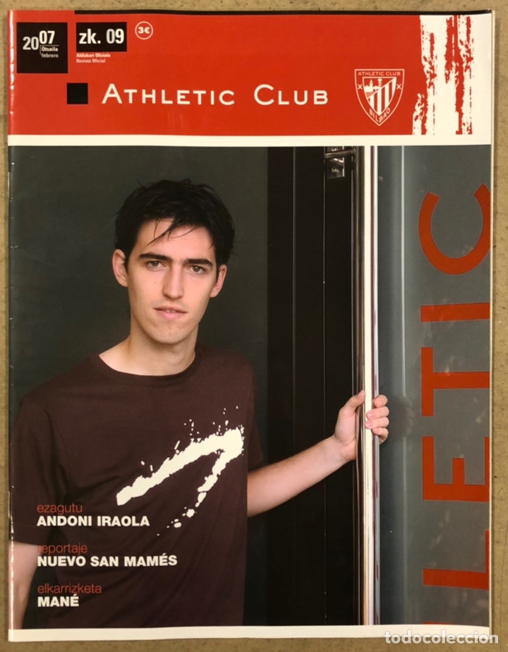 Collectionnisme sportif: ATHLETIC CLUB DE BILBAO N&deg; 9 (2007). ANDONI IRAOLA, ISMAEL URZAIZ, UNAI ALBA, MAN&Eacute;, ONDARRU,...