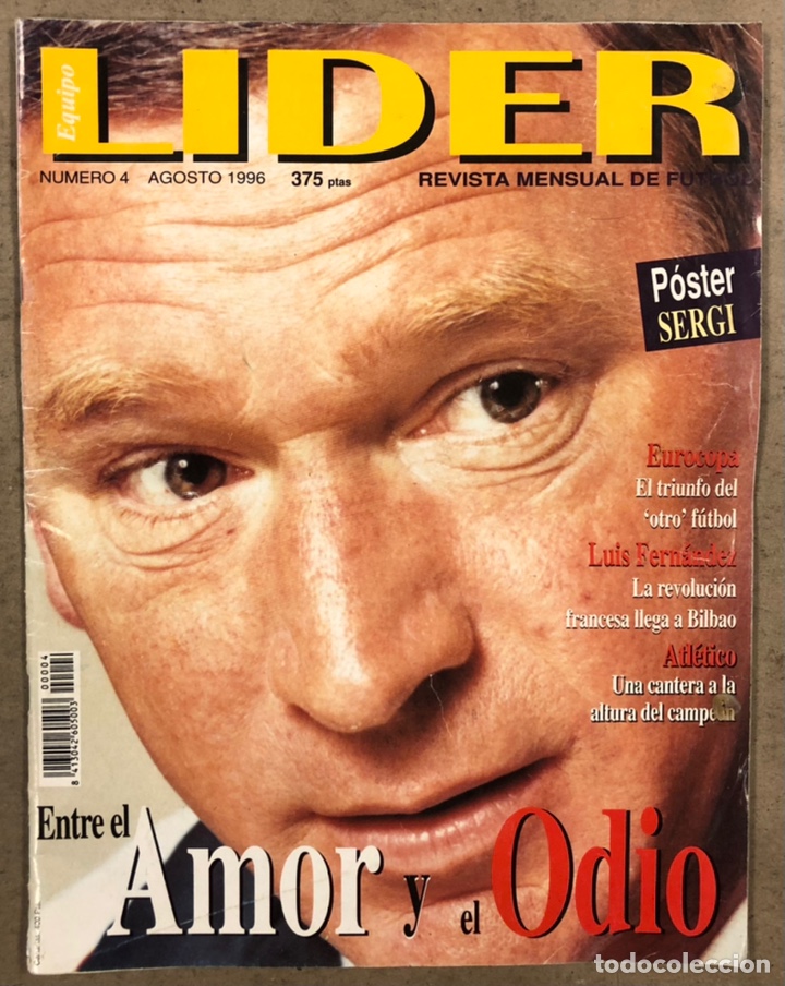 Collectionnisme sportif: EQUIPO L&Iacute;DER N&deg; 4 (1997). JAVIER CLEMENTE, LUIS FERN&Aacute;NDEZ, POSTER SERGI BARJUAN,....