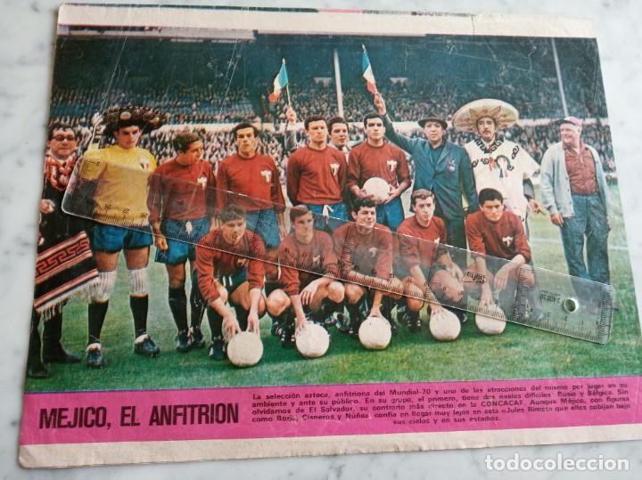 Sports collectibles: poster mejico el anfitrion - bulgaria y rumania