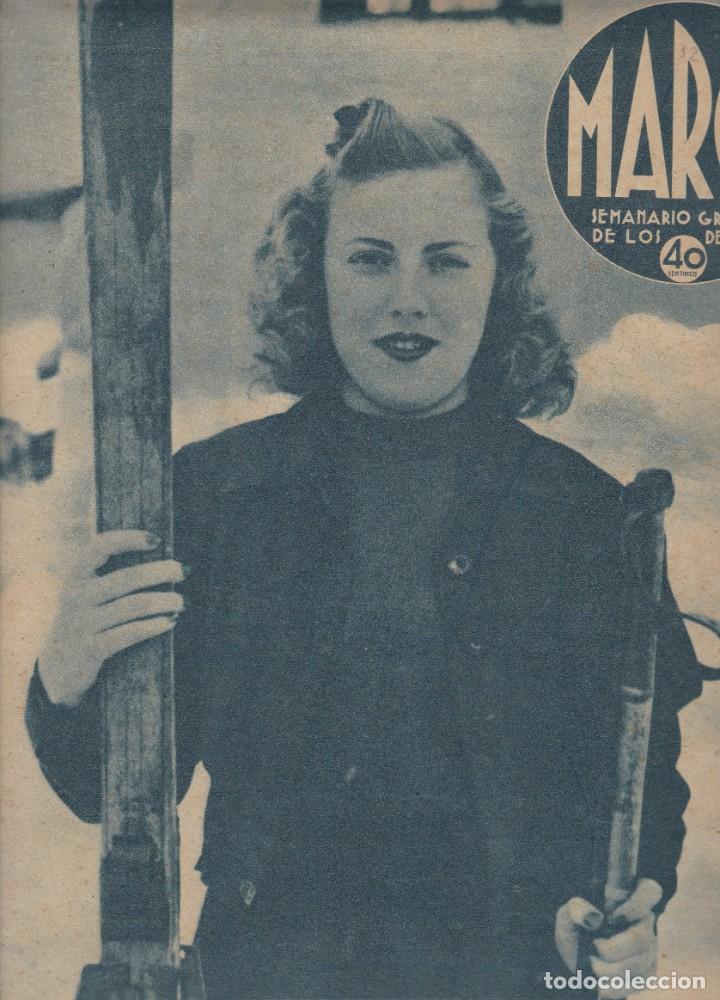Sammelleidenschaft Sport: Marca n&ordm; 52 Madrid 1940 La mujer y el deporte ramos II el gran zaguero vasco