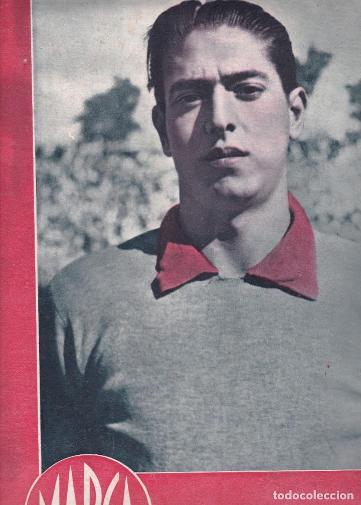 Coleccionismo deportivo: Marca n&ordm; 99 1944 Madrid Trias Murcia portada 2-1 Barcelona Sabadell 2-0 Granada Castell&oacute;n