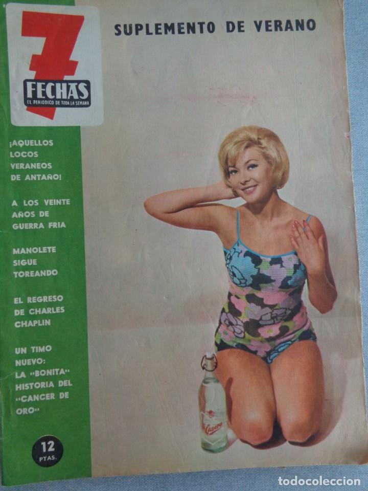 Coleccionismo deportivo: PELE -MANOLETE - VESPA - CERTINA ... EN LA REVISTA 7 FLECHAS 1966