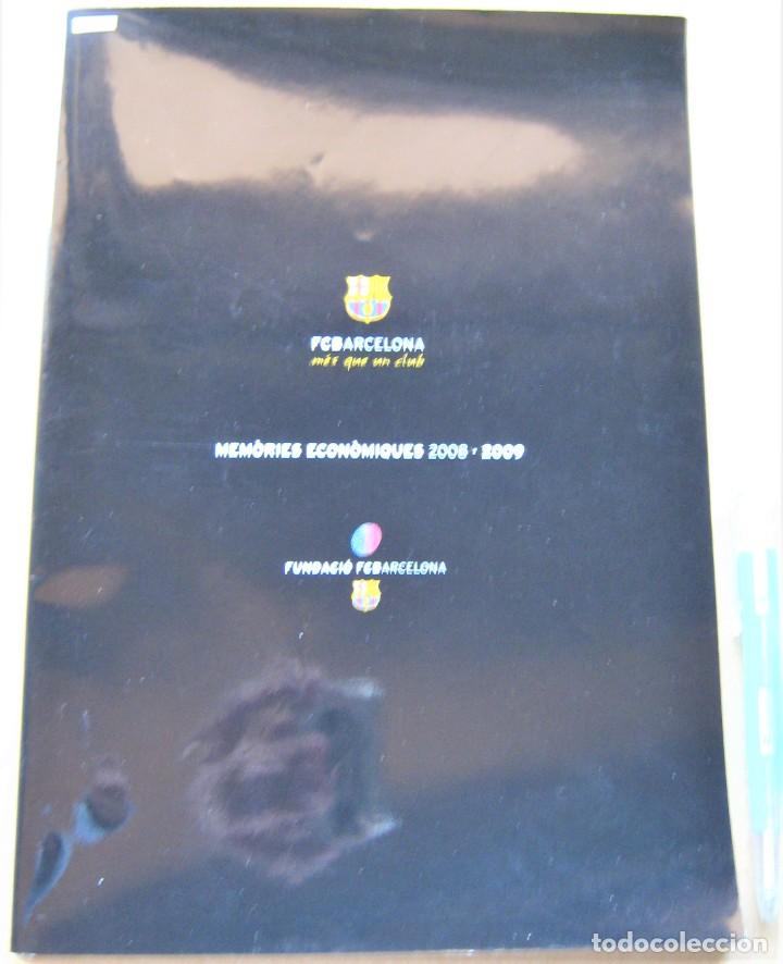 Sports collectibles: REVISTA FUNDACIO FC BARCELONA MEMORIES ECONOMIQUES 2008-09 OFFICIAL DEL CLUB 74 PAGINAS REV164