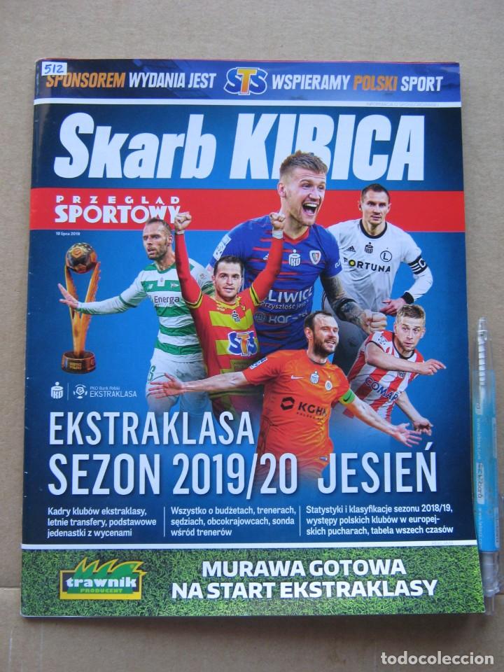 Coleccionismo deportivo: REVISTA CZASOPISMO SKARB KIBICA SPORTOWY EKSTRAKLASA LIGA POLSKA 2019-20 JESIEN POLSKA REV512-R