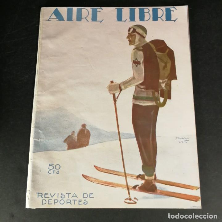 Sports collectibles: Revista Deportes Aire Libre N&ordm; 60 1925 F&uacute;tbol Tarrasa Barcelona Real Madrid Uni&oacute;n Sporting Espa&ntilde;ol