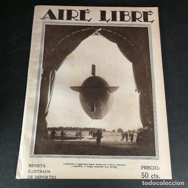 Sports collectibles: Revista Deportes Aire Libre N&ordm; 98 1925 F&uacute;tbol Espa&ntilde;ol Barcelona Gimn&aacute;stico Levante Racing Deportivo