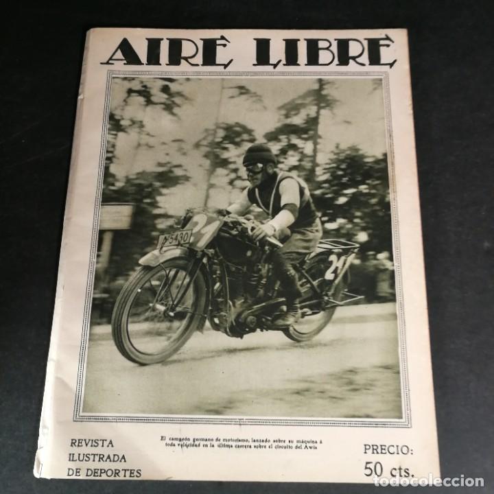 Sports collectibles: Revista Deportes Aire Libre N&ordm; 103 1925 F&uacute;tbol Sabadell Deportivo Espa&ntilde;ol Levante Red Star Racing