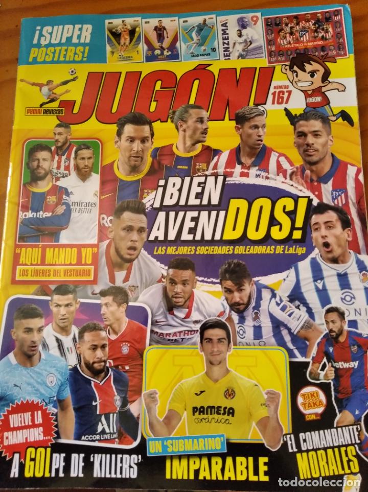 Coleccionismo deportivo: JUGON N&ordm; 167 - LIGA 2020 + POSTER DEST, MUNIAIN, LEDESMA, BENZEMA, PLANTILLA ATLETICO DE MADRID...