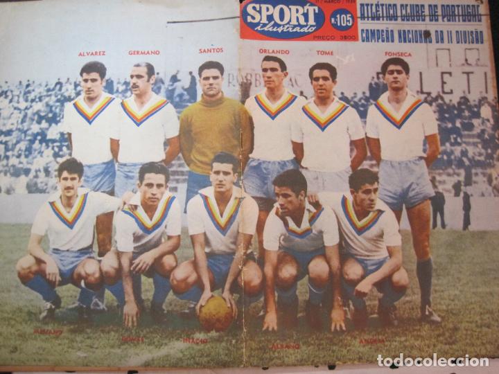 Coleccionismo deportivo: SPORT ILUSTRADO-REVISTA DE FUTBOL PORTUGUESA-NUMERO 105-11 DE MARZO DE 1959-VER FOTOS-(V-22.801)