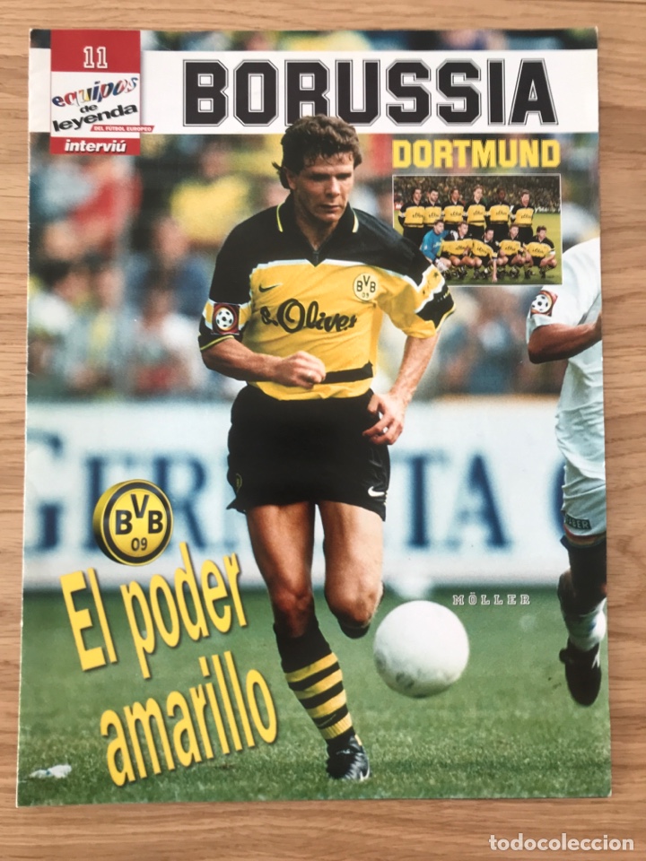 Coleccionismo deportivo: F&uacute;tbol equipos de leyenda interviu Borussia Dortmund - Temporada 97-98 - panini marca as