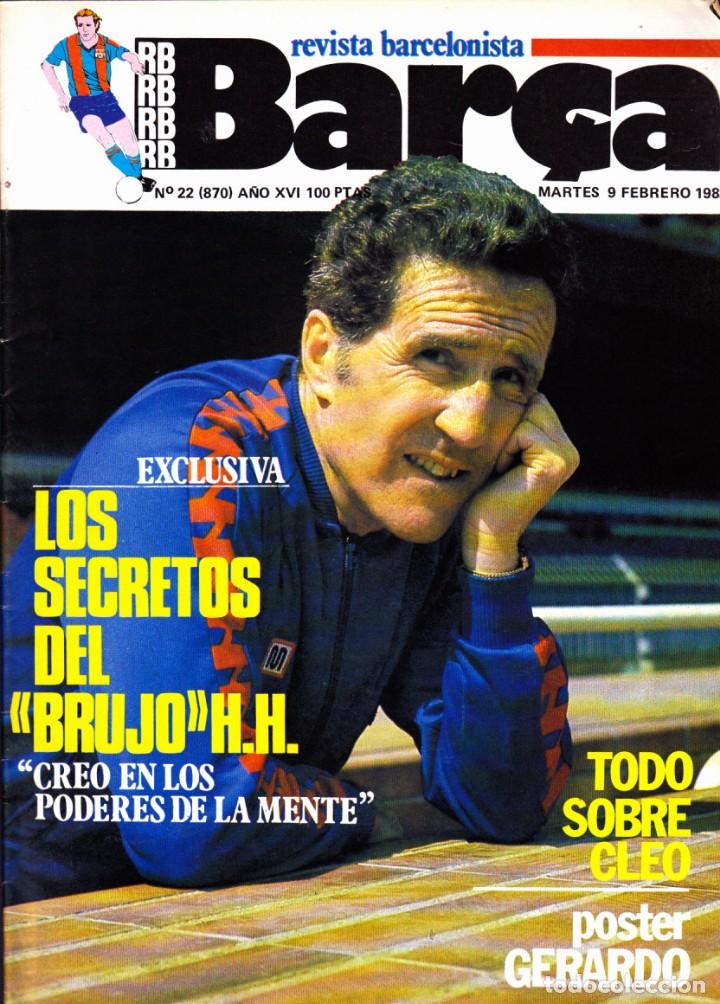 Sammelleidenschaft Sport: REVISTA FUTBOL BAR&Ccedil;A N&ordm; 22 CON POSTER