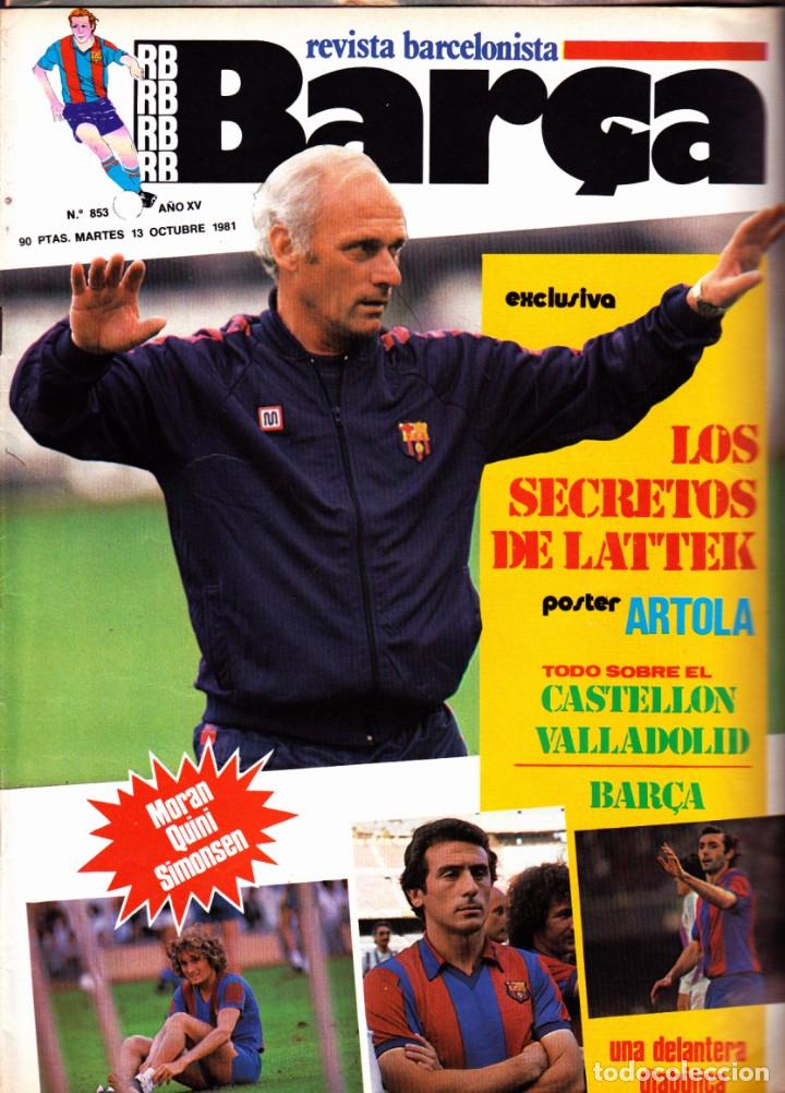 Sammelleidenschaft Sport: REVISTA FUTBOL BAR&Ccedil;A CON POSTER