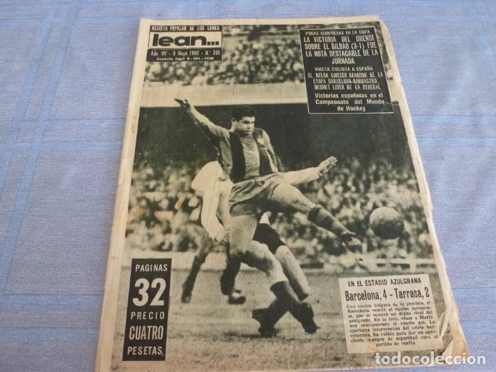 Coleccionismo deportivo: LEAN(9-5-60) COPA GENERALISIMO BAR&Ccedil;A 4 TARRASA 2,MALLORCA 0 R.SOCIEDAD O,AT.BALEAR 2 BIRMINGHAM 0