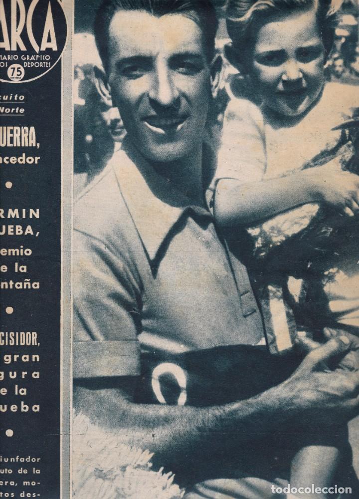 Coleccionismo deportivo: Marca Mancisidor la gran figura de la prueba . Regatas de traineras en la Coru&ntilde;a La Moutard